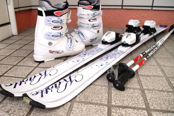 ○●子供用 スキーセット KASTLE 130cm＋ブーツ 22~23cm●○