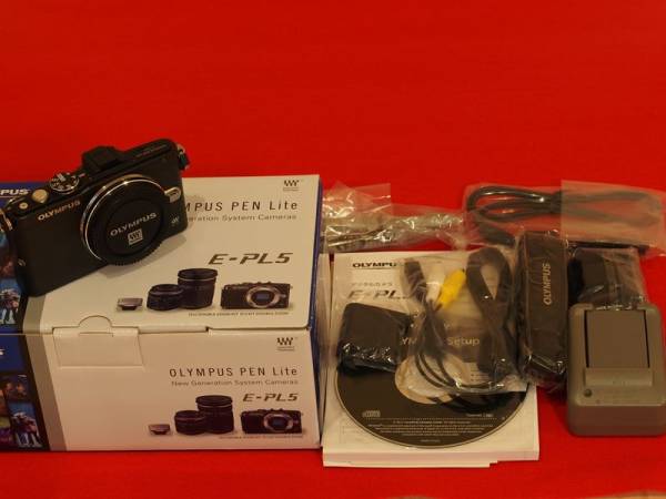 美品☆OLYMPUS PEN Lite E-PL5 ボディ［ブラック］
