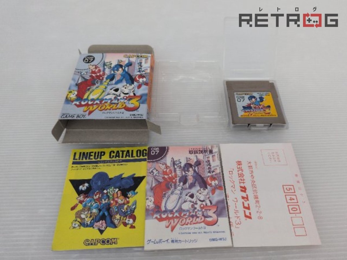 ロックマンワールド3 ゲームボーイ 箱付き GB ロックマンワールド3の値段と価格推移は？｜7件の売買データからGB