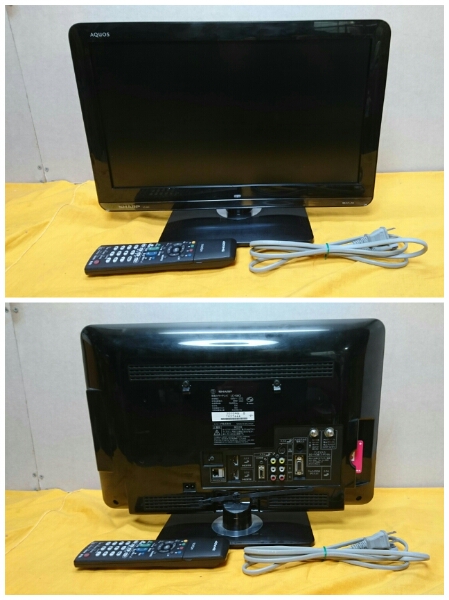 SHARP シャープ 19型液晶テレビ AQUOS LC-19K3 / B-CAS付 現状渡