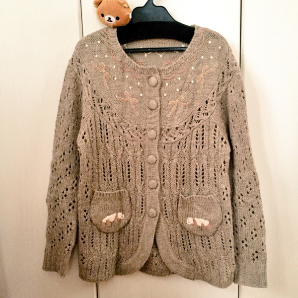 フランシュリッペ＊のそのそパンダふかふかカーディガン