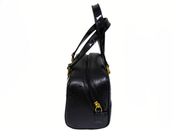 ディオール ハンドバッグ レザー ブラック 革 黒 1円～