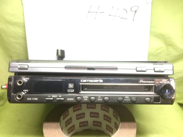 カロッツェリア AVIC-V7MD １Dサイズ専用モニター 即決保証付