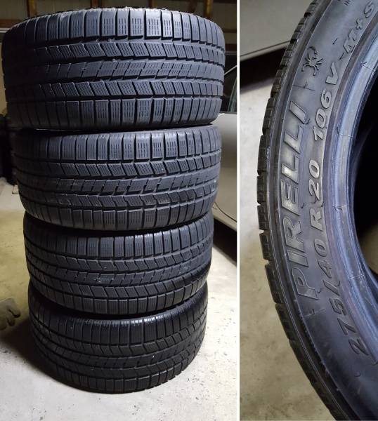 08y製 ピレリ SCORPION ICE&SNOW 275/40R20 4本 スタッドレス