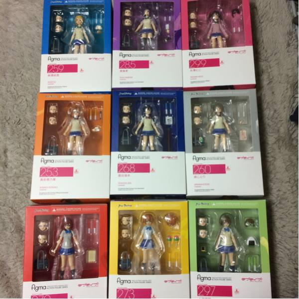 μ's ラブライブ 9体セット figma 未開封figma 公式通販 一部新品・未