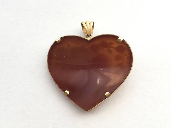 再販無し 未使用 シモネッリ 仲良し犬猫 K18 シェルカメオトップ_3