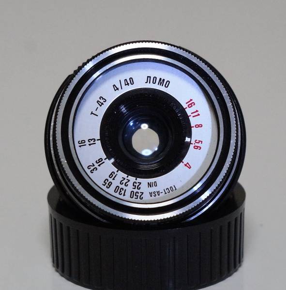 美品!! Lomo Smena T-43 40mm f4.0 L39mount換装済 ロシア製レンジ