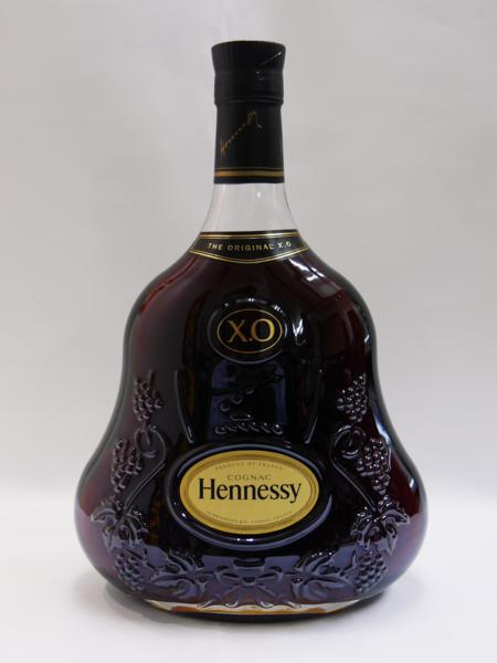 古酒 Hennessy ヘネシー XO 1000ml 黒キャップ クリア瓶 箱付c