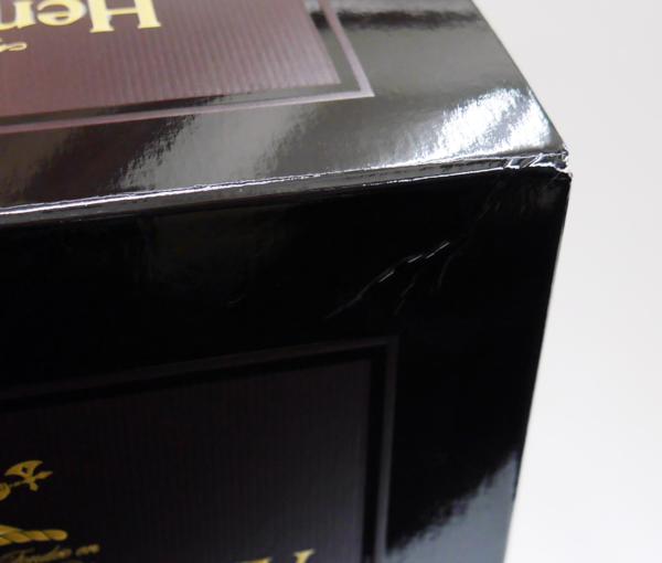 古酒 Hennessy ヘネシー XO 1000ml 黒キャップ クリア瓶 箱付c