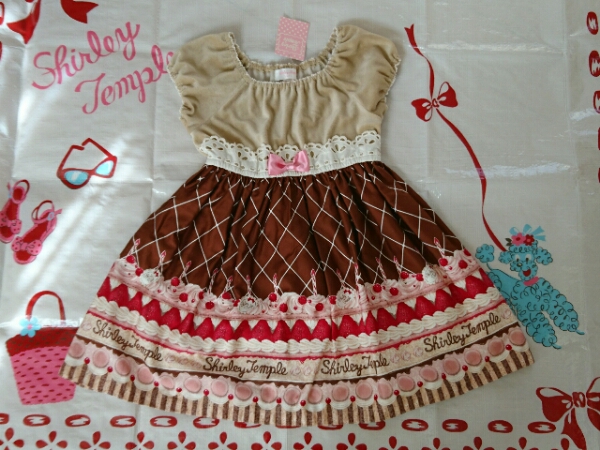 シャーリーテンプル☆新品☆ワンピース☆ケーキ 120