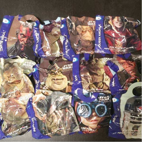 未開封 全12種 スターウォーズ ボトルキャップ EP1 エピ1 新品