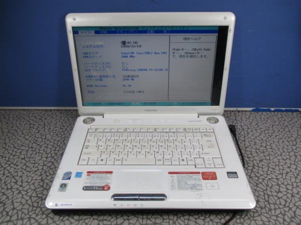 東芝 TX/66H ★Core2Duo 2.40GHz 2G/マルチ無線ノート