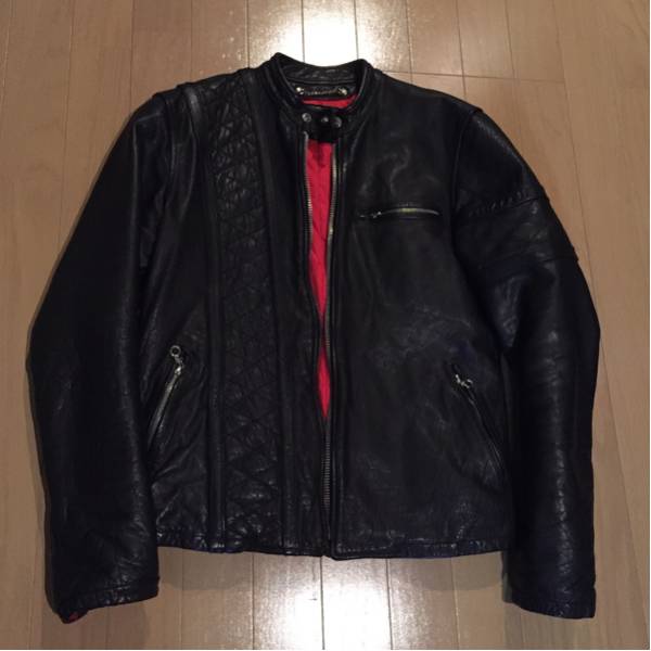 ジョンズクルージング レザーライダースジャケット 水牛革