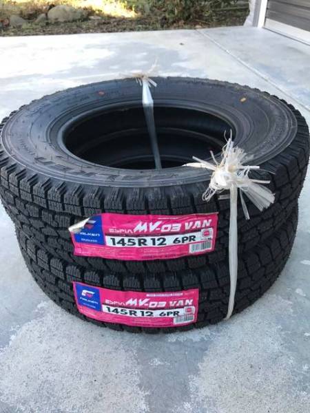 ファルケン スタッドレスタイヤ 145R12-6PR 新品 長期保管品 2本