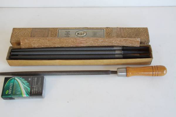 [世界の工具] NICOLSON USA ヤスリ・丸12インチ1箱6本纏めて