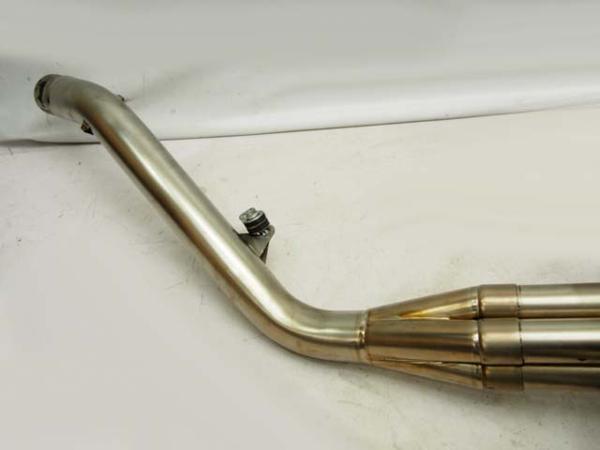 チタン/モリワキNC39/CB400SFエキパイ中間パイプ4-1マフラー(マフラー