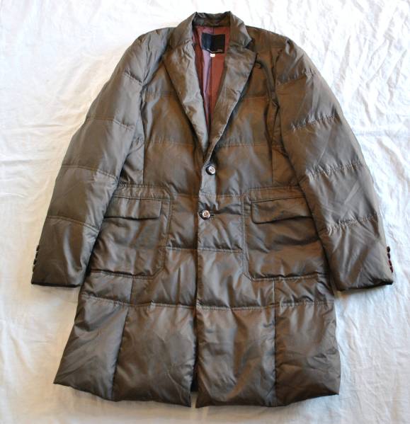 軽くて暖かい 美品 D/him. 中綿チェスターコート 46(M位）