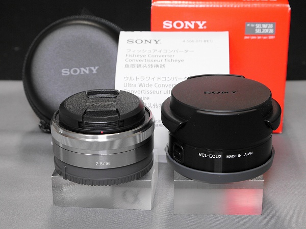 ■477美品★ソニー E16ｍｍ Ｆ2.8+VCL-ECU2　新型ワイドセット■