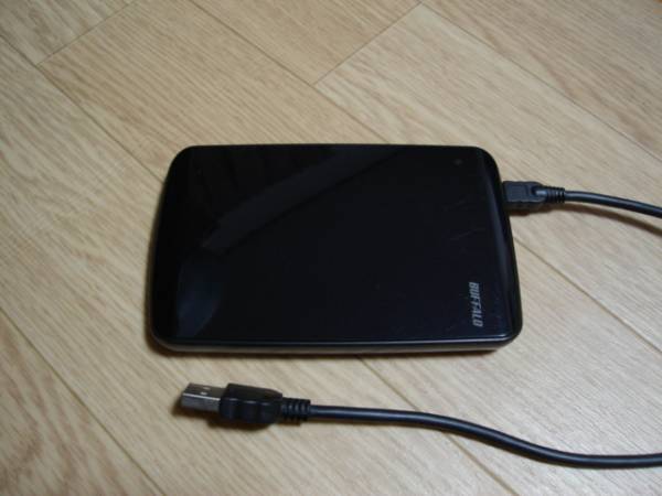 BUFFALO HD-PE500U2-BK 500GB USB2.0 送料164～