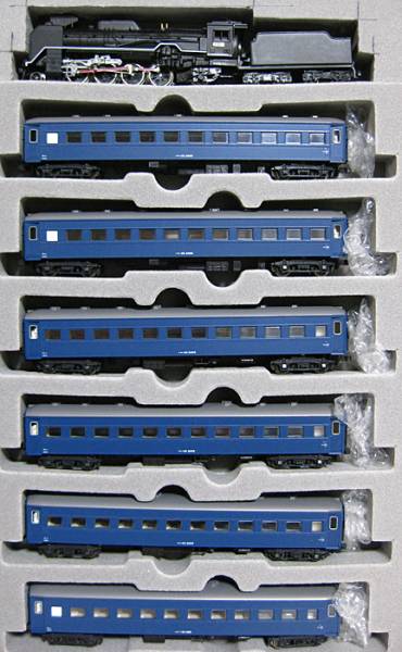 【ジャンク】マイクロエース　D51 加工途上セット ☆1円～売切マイクロエースD51＋カトー客車セットプチジャンク 蒸気