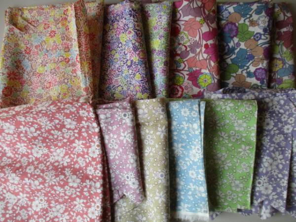 ★ホビーラ　リバティ　はぎれ　セット　280ｇ　10柄31枚★