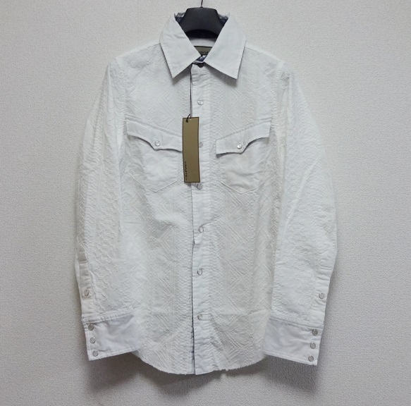 新品 15AW AYUITE アユイテ 刺繍総柄シャツ ウエスタン 1