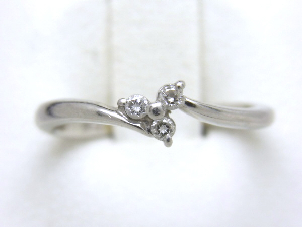 [Shimoe]最落無し！１円～ＰＴ９５０　天然ダイヤリング