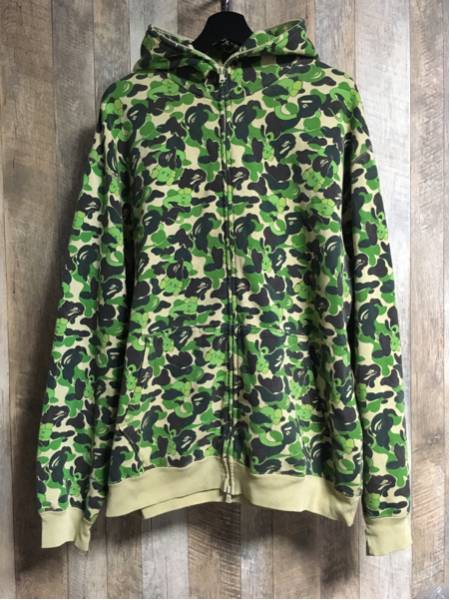A Bathing Ape × KAWS カモフラ パーカー XL カモ BAPE 1st あ