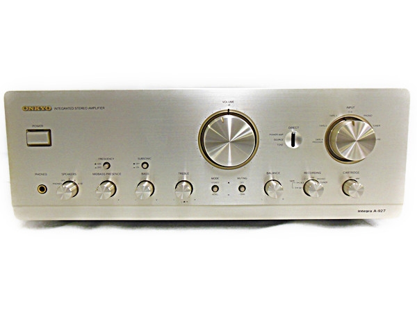 中古 ONKYO Integra A-927 プリメインアンプ ゴールド系N2211362