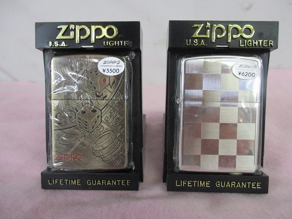 ●中古 ZIPPO オイルライター カジノシリーズ/GEOMETRIC[0.1