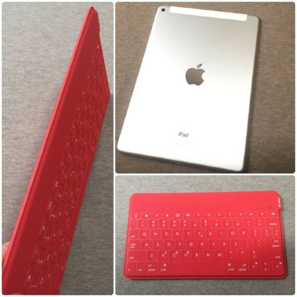 Docomo iPad Air2 Wifi Cellular 16GB シルバー ★ キーボード付