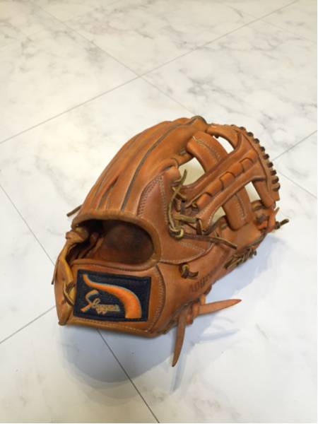 美品〕久保田スラッガー 軟式用グローブ 内野用