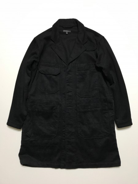 Engineered Garments カシミヤ混チェスターフィールドコート XS