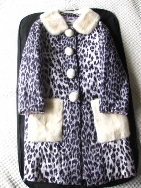 新品同様　49AV.JUNKO SHIMADA　ジュンコシマダ最高級ホワイトミンクファー毛皮付き中綿入りコート38