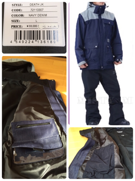 AA HARDWEAR death jk navydenim Lサイズ 新品 自宅保管品