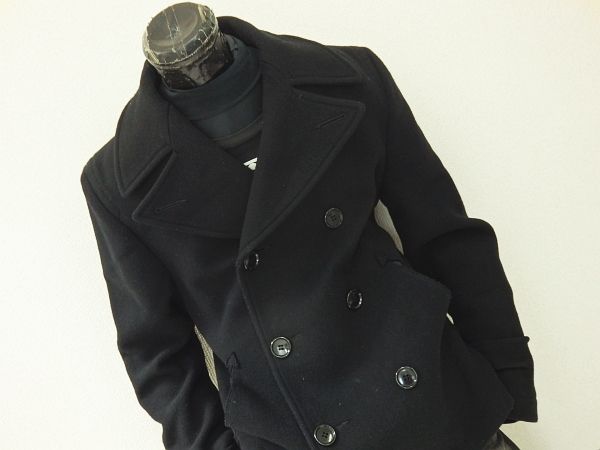 ☆CABANEdeZUCCAズッカカットオフポケットPコートMブラック☆ CABANE 