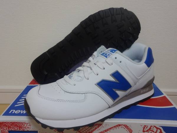 ラス1★国内未発売★New Balance★NB574ALD《US10/28cm》白/青★
