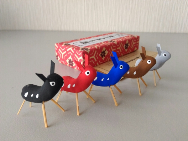 五色鹿 奈良 土人形 豆玩具 中川政七商店 その他 売買されたオークション情報 Yahooの商品情報をアーカイブ公開 オークファン Aucfan Com