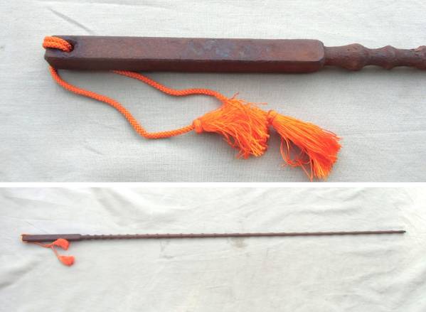 鉄鞭 指揮棒 武具 竹見立(武具)｜売買されたオークション情報、yahooの商品情報をアーカイブ公開 - オークファン（aucfan.com）