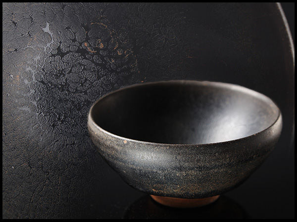 宋代 茶碗 黑釉茶碗 宋時代 黑釉油滴天目茶碗 建窯茶盞 旧家蔵出し 唐物