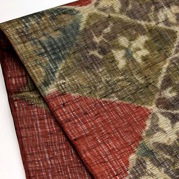 【帯匠洛都】 美術コレクト逸品袋帯 未使用 染彩手織 坂下織物