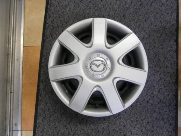 マツダ デミオ 純正スチールホイール キャップ付 15インチ 5.5J 4本 マツダ ベリーサ 鉄ホイール 15インチ