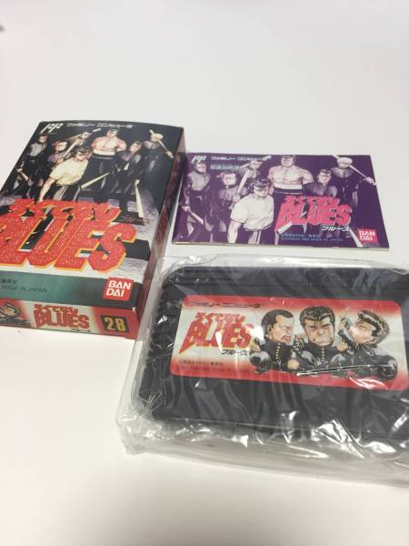ファミコン☆ろくでなしブルース☆箱、説明書付き ファミコンソフト