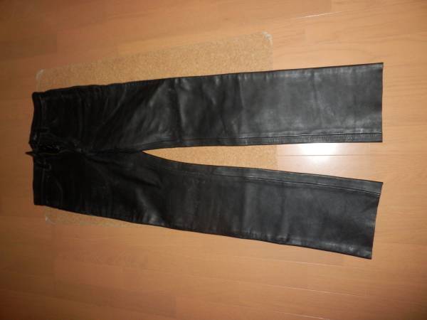 ■本革　ＢＢＨ　　レザーパンツ　Ｗ31　黒
