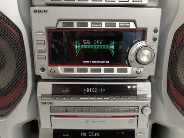 ソニーSTR-MD777システムコンポDHC-MD777 中古動作品リモコン付き