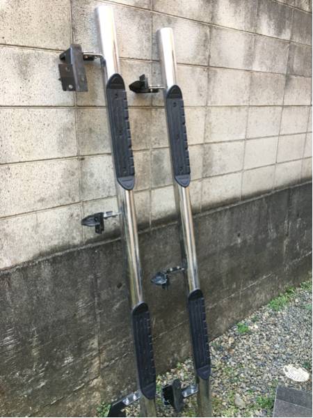 ジャオス デリカD5 ステンレスポリッシュ仕様 サイドステップ JAOS 美品