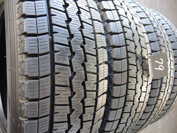 079g ◎195/80R15 107/105 LT ダンロップ スタッドレス 4本 【即決】