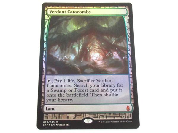 MTG 新緑の地下墓地/Verdant Catacombs 【EXP/Foil/英語】 □U2578