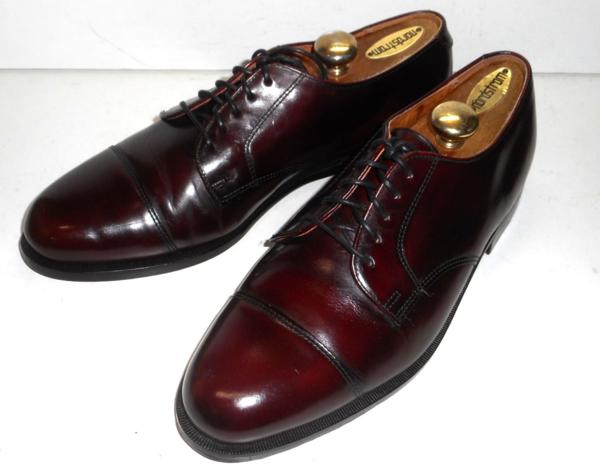 cole haan ストレートチップ　バーガンディ　9E アメリカ製 コールハーン COLEHAAN ストレートチップ 高級紳士靴 バー