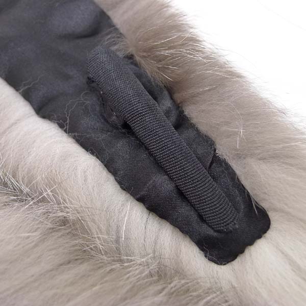 美品*23区*希少*ブルーフロスト*フォックス*本毛皮*マフラー*ティ 